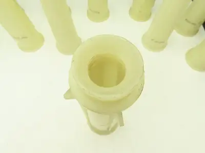 Celleco 6091 4129-01 Cleanpac Filter Cone Tube White 14.25"L  Lot of 11