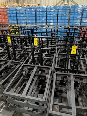 (18) Rolling Material Carts