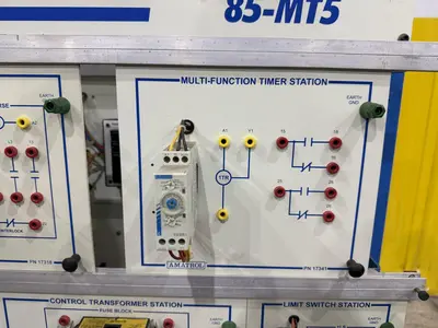 AMATROL MODEL #85-MT5 MOTOR CONTROL SYSTEM TRAINING & TESTING STAND: YOBRO #24916