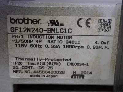 USED BROTHER GF12N240BMLC1C