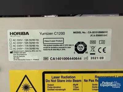 Used Horiba Horiba C1200 Analyzer Particle Counters Ohio US | Federal Equipment Company #1356834