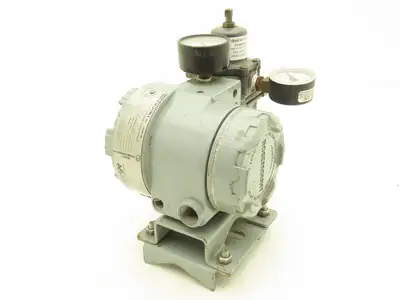 Rosemount 846-DS1J1 Current to Pressure Transducer  W/Regulator 35PSI Max Input