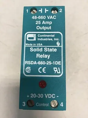 USED CONTINENTAL INDUSTRIES RSDA-660-25-1DE