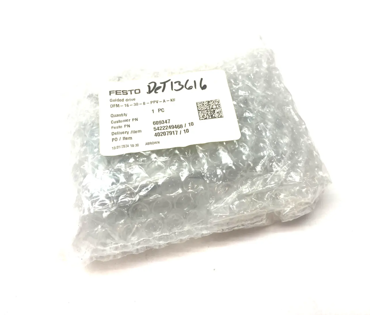 DFM-16-30-B-PPV-A-KF, 609347 | Festo DFM-16-30-B-PPV-A-KF Guided Drive Cylinder30mm Stroke 609347 - New
