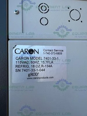 USED CARON 7401-33-1 CO2 REACH IN HUMIDITY INCUBATOR 115V, 60°C, 33 CU, FT.