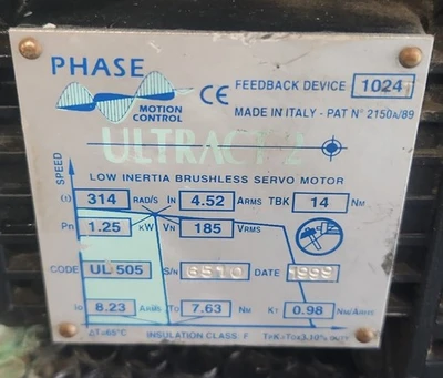 USED PHASE MOTION UL505