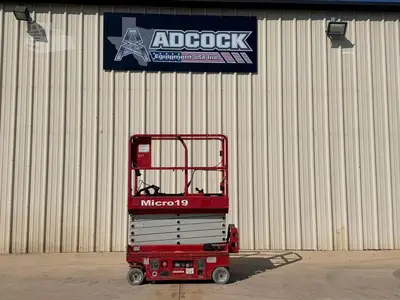 Used 2018 MEC MICRO 19 Scissor Lifters Texas US | Adcock Equipment USA #1519584