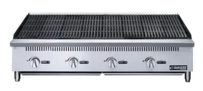 New | in-Stock Dukers New Dukers DCCB48 48 in. W Countertop Radiant Boiler Broilers Illinois US | Falcon Restaurant Supply #1375149