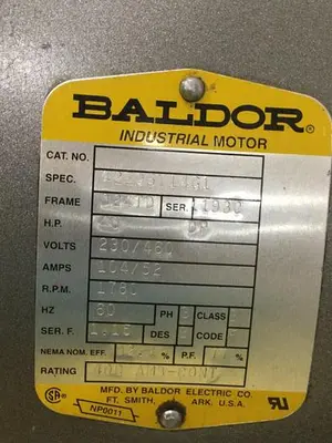 USED BALDOR 42E95Y14G1