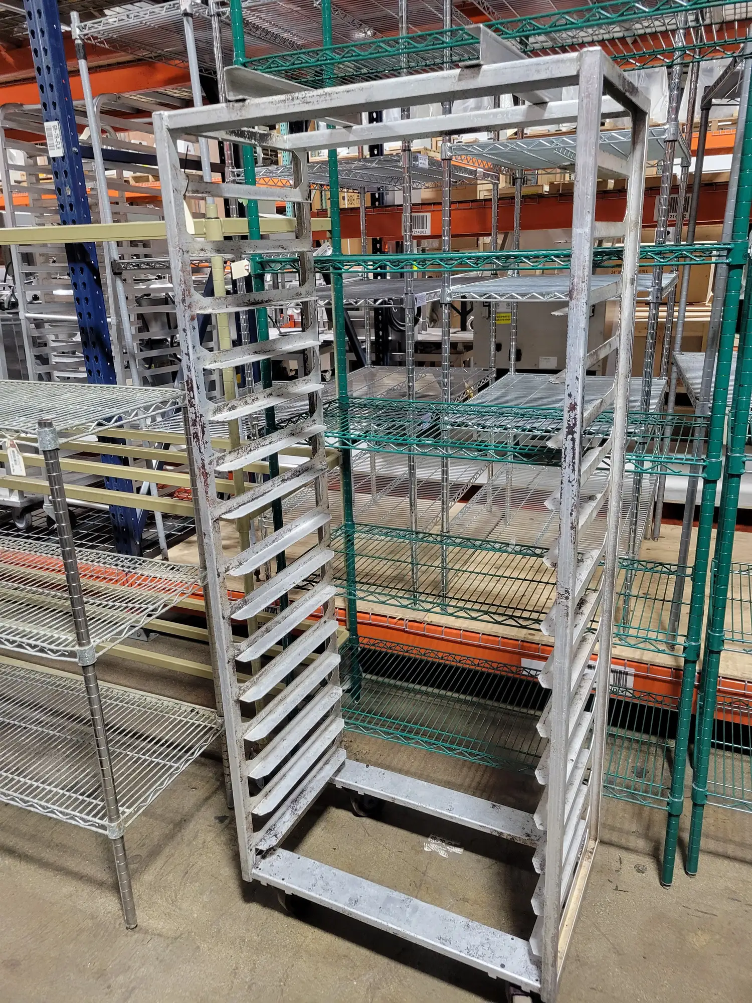 Used Bun Pan Oven Rack - 26" x  18", Side Load