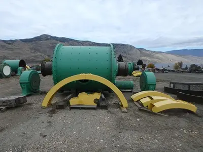 Ball Mill, 9' Diameter x 10' Long, Allis Chalmers, 400 HP #D745261