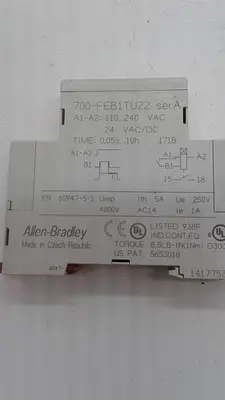 Used ALLEN-BRADLEY ALLEN-BRADLEY 700-FEB1TU22 SER.A Misc Electrical & Power Parts | ND Industrial Surplus #1212069