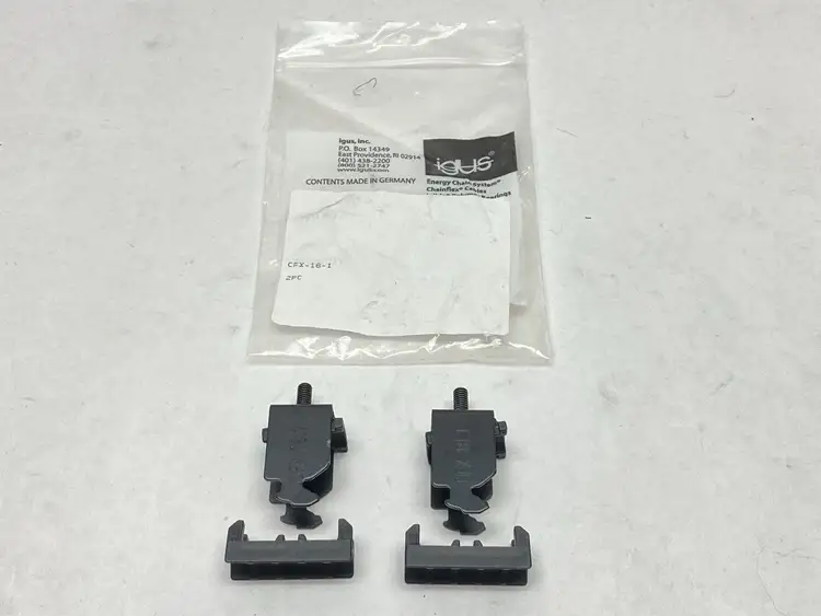 Used IGUS STRAIN RELIEF CLAMPS LOT OF 2 Clamps | Maverick Industrial Sales #1119557