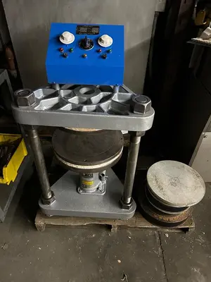 TEKCAST Precision 3-Post 14" platen Vulcanizing Press for White Metal Rubber Mold Spin Casting