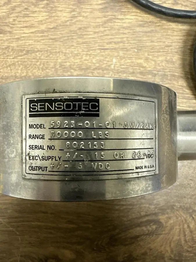 USED SENSOTEC 5923-01-01