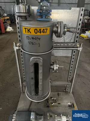 N/A 65 Liter Midway Machine Tech Agitated Receiver Tank, Hastelloy C276