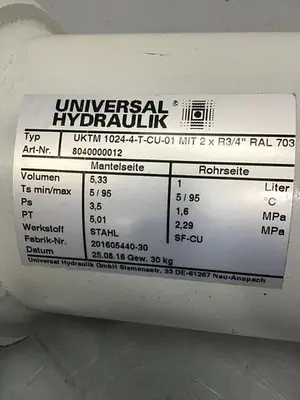USED UNIVERSAL HYDRAULIK UKTM1024-4-T-CU-01