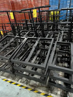 (18) Rolling Material Carts