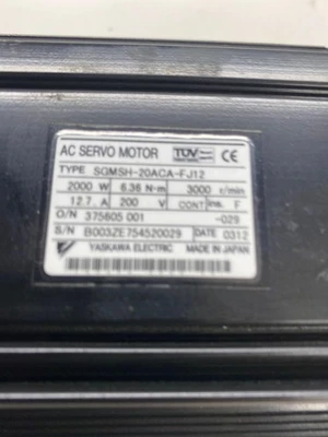 USED Yaskawa SGMSH-20aca-fj12
