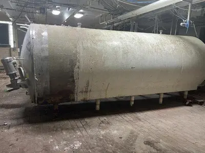 Cherry-Burrell SS Horizontal Dairy Tank