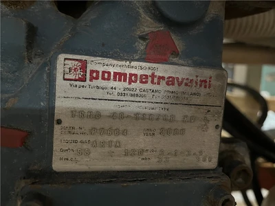 15' Friul Filiere Vacuum Calibration Table, (3) Pompetravaini Vacuum Pumps