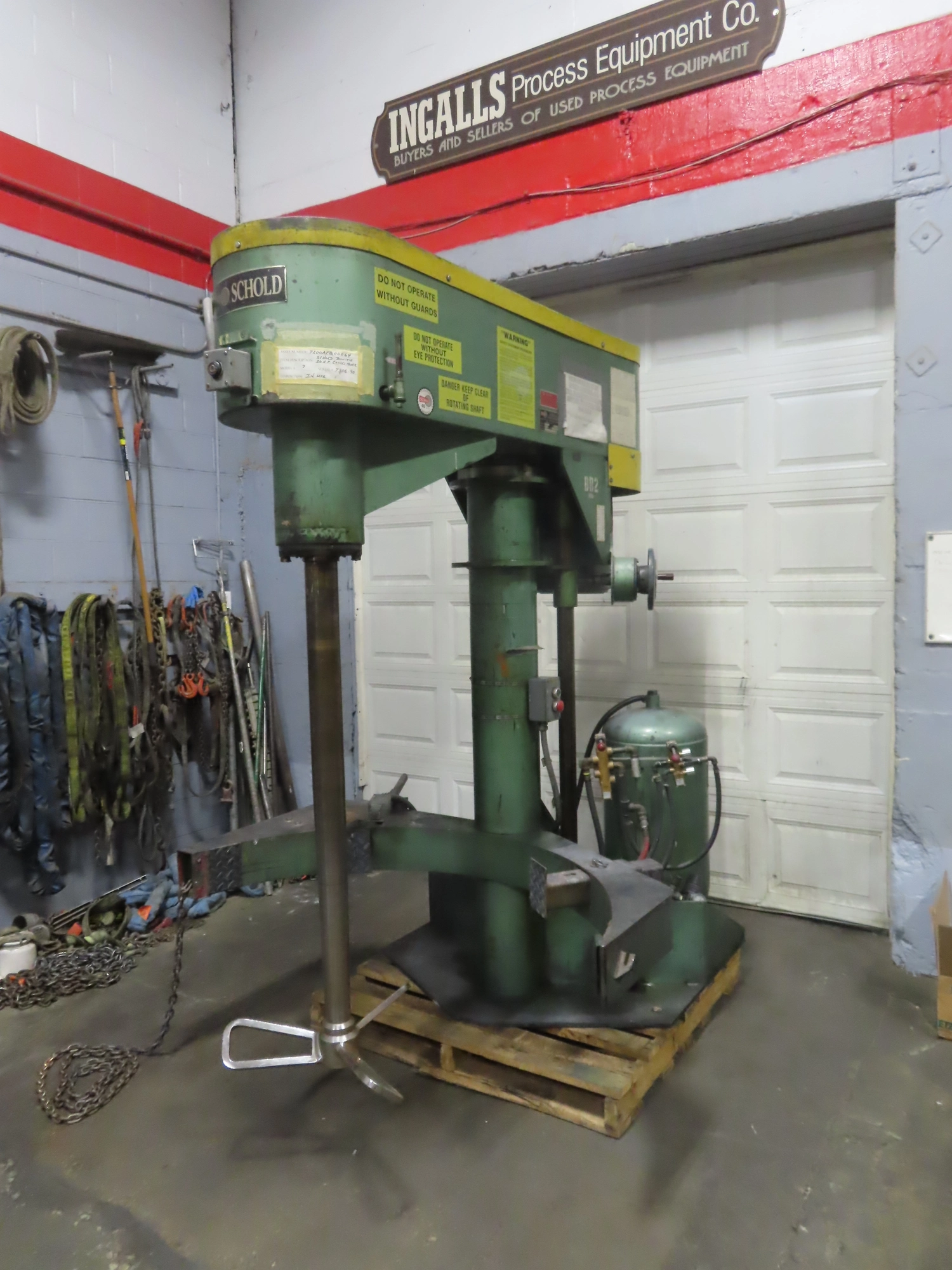 20 HP Schold Bow-Tie Mixer, XP, Variable Speed, Floor mount
