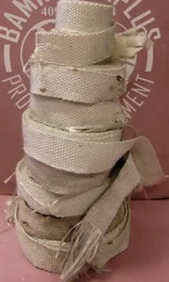 QTY. 8. PARTIAL ROLLS LEWCO INSULATION WRAP 2"....