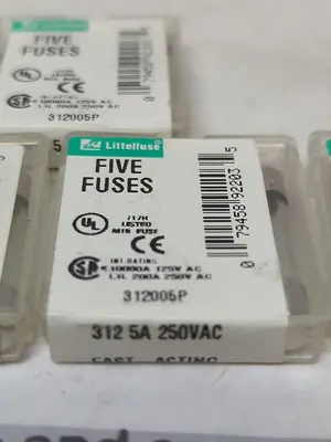 New | in-Stock LITTELFUSE 312005P Miscellaneous Equipment (Electrical & Power) | Surplus Asset Holdings #1200608