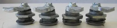 Lot of 4 CompAir Leroi Air Compressor Door Panel Cam Locks