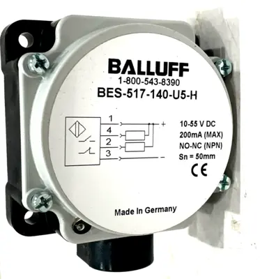 NEW BALLUFF BES-517-140-U5-H INDUCTIVE SENSOR BES517140U5H