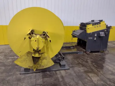 24" X .105" X 8,000 LBS COE CPR-DE DOUBLE END UNCOILER & COE CPPS-PO STRAIGHTENER: YOBRO #24984
