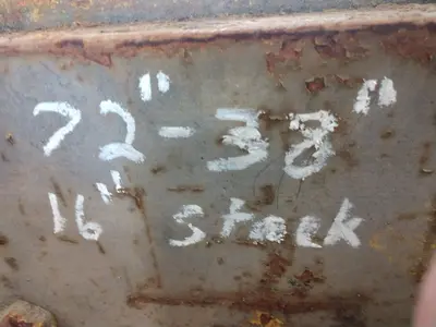 8000 LB X 38" TO 72"  SHEET SUPPORT LIFTER: STOCK 13449
