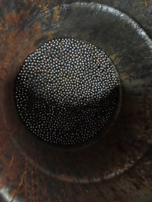 5/8" diameter Polished Steel Ball Mill Media, 11,200 pounds