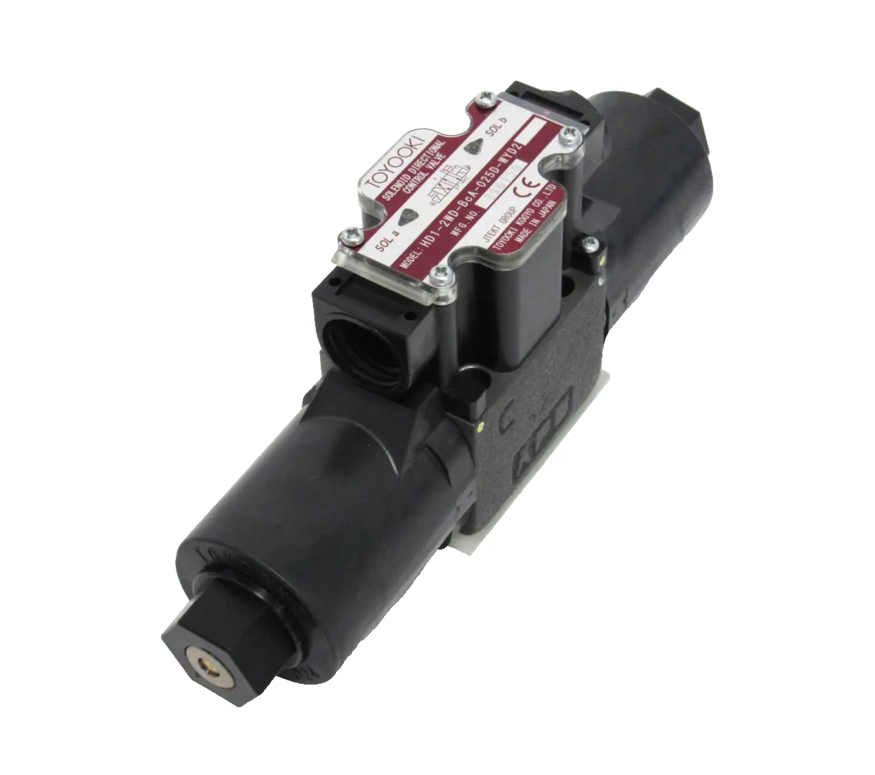NEW TOYOOKI HD1-2WD-BCA-025D-WYD2 SOLENOID VALVE HD12WDBCA025DWYD2