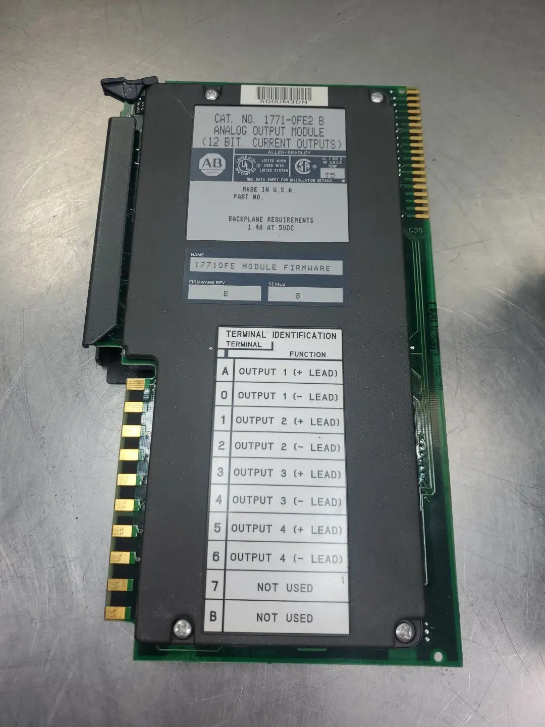 USED ALLEN BRADLEY 1771-OFE2/B