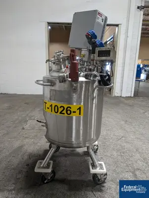 USED Precision 100 Liter Precision Stainless Reactor, 316L S/S, 45/100#