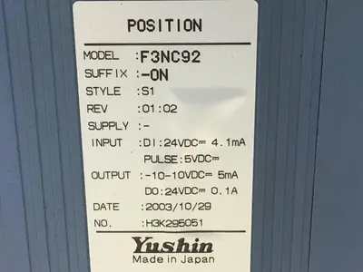 USED YUSHIN AMERICA F3NC92-ON