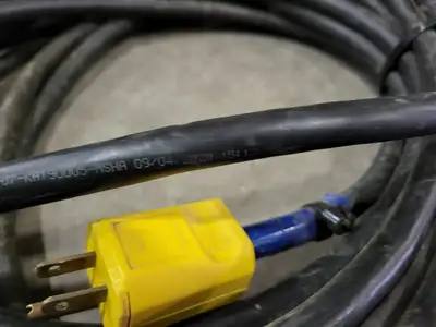 60 ft SOOW Power Extension Cord 14/3 AWG 15A 125V