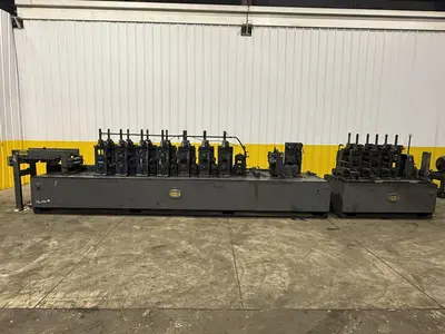 9 STAND x 2" YODER M2 ROLLFORMER, 6 STAND & 3 STAND BASE: YOBRO #24317