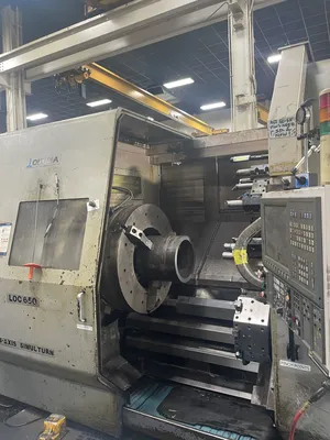 Used 2007 OKUMA LOC650/1750 2SC Oil Field & Hollow Spindle Lathes Texas US | N & R Machine Sales #1293238