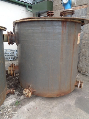 1800 L GRP Poly Prop lined Vertical Enclosed Tank