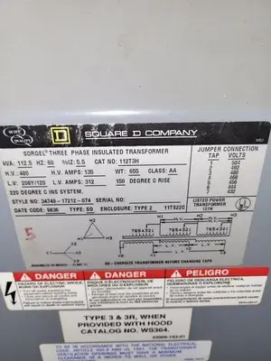 USED SQUARE D 112T3H