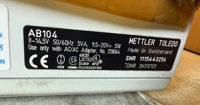 USED Mettler Toledo AB104