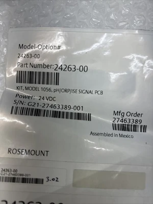 NEW ROSEMOUNT 24263-00