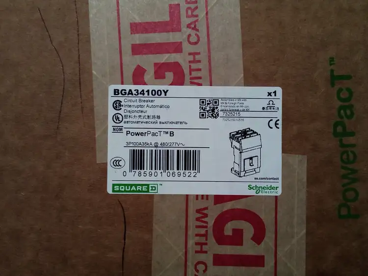 Used Square D BGA34100Y Circuit Breakers US | Infinity wholesale & Supply LLC #1305596
