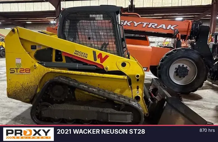 Used 2021 WACKER NEUSON ST28 Compact Track Loaders New Jersey US | Proxy Equipment #1388741