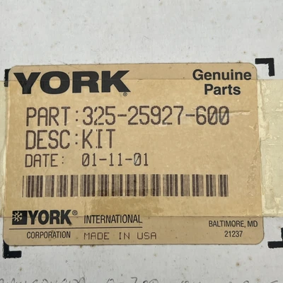 New | in-Stock YORK 325-25927-600 Transducers California US | Davliegogo LLC #1707110