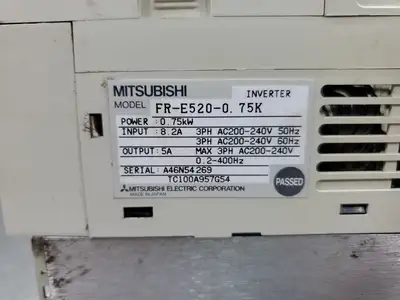 Used Mitsubishi Electric FR-E520-0.75K Variable Speed Drives South Carolina US | Palmetto Automation #1505215