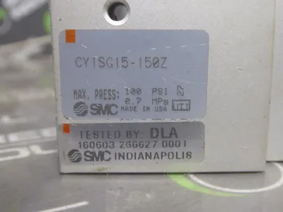 SMC CY1SG15-150Z Pneumatic Cylinder 100 PSI 0.7 MPa Used