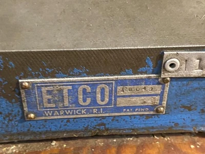 Perkins 3 Ton Model JR Bench Top ETCO Wire Terminal Press Crimping Machine